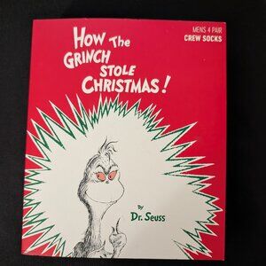 Dr. Suess Men's 4 pack Socks